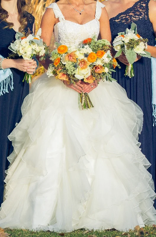 Discount Mania Oleg Cassini Ruffled Skirt