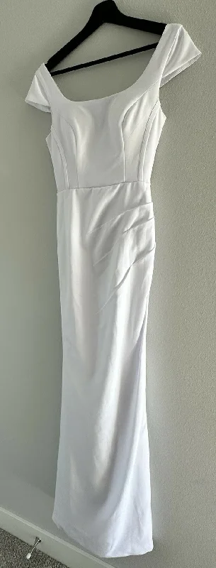 Price Drop Other Custom Sheath Wedding Dress with Cap Sleeves