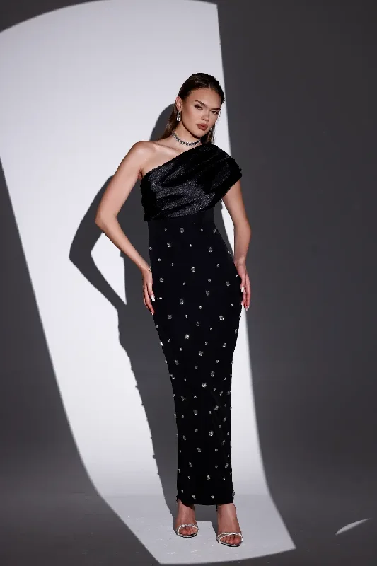 Markdowns Leora Black Stone Dress