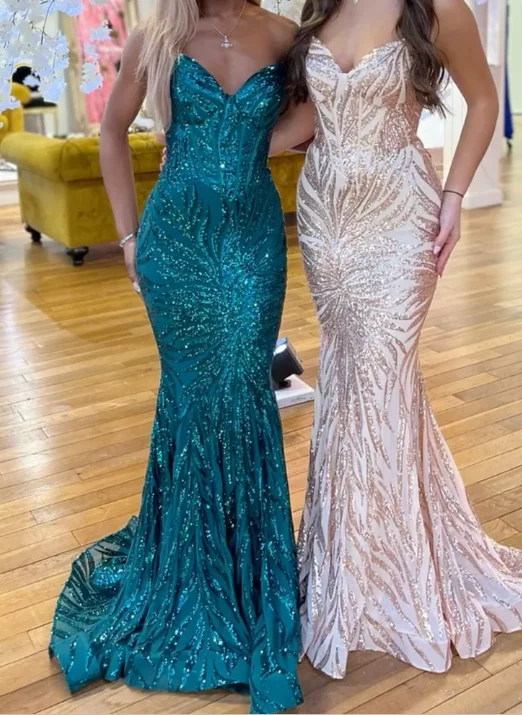 Discount Mania Gorgeous Spaghetti Straps Mermaid Evening Dress Long Prom Dress Y7886 Discount Mania Gorgeous Spaghetti Straps Mermaid Evening Dress Long Prom Dress Y7886