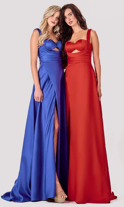 Stock Up and Save Terani Couture - 2111P4100 Pleated Sweetheart A-line Dress