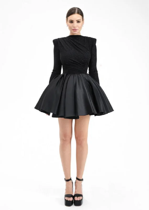 Extra Savings Shimmy Black Sparkle Dress