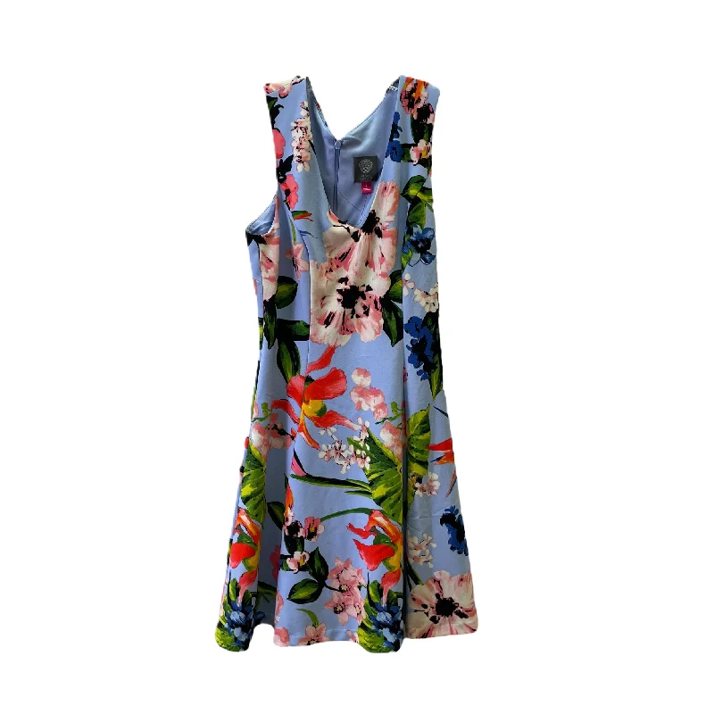 Today’s Deal Blue Dress Casual Midi By Vince Camuto, Size: 4