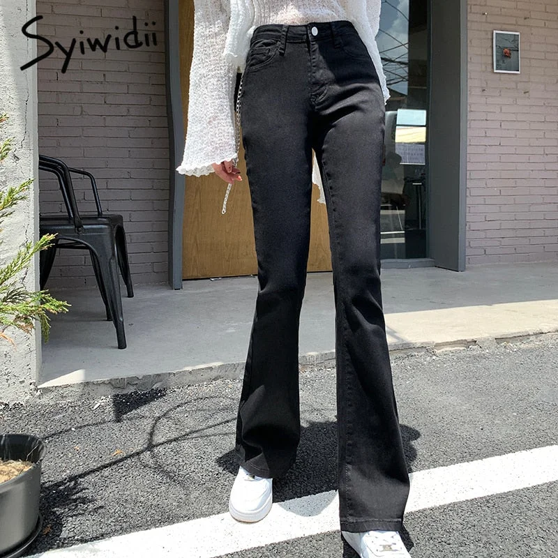 Special Promotion Awakecrm Back to College Syiwidii Skinny Flare Black Pants High Waisted Jeans Women Stretchy Bell Bottom Denim Joggers XS Blue Clothes Vintage Streetwear Special Promotion Awakecrm Back to College Syiwidii Skinny Flare Black Pants High Waisted Jeans Women Stretchy Bell Bottom Denim Joggers XS Blue Clothes Vintage Streetwear