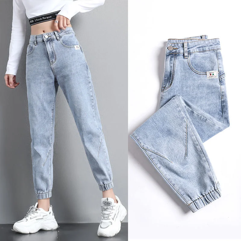 While Supplies Last Awakecrm Christmas Gift High waisted jeans women spring new loose tight fitting waist leggings feet thin nine points harem pants ins net red trend While Supplies Last Awakecrm Christmas Gift High waisted jeans women spring new loose tight fitting waist leggings feet thin nine points harem pants ins net red trend
