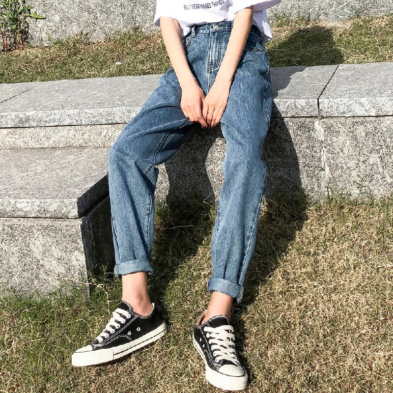 Elastic Waist blue