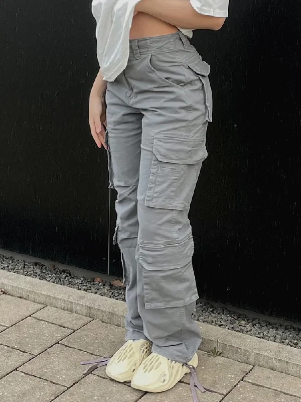 Bargain Blast Awakecrm New Women's Cargo Pants Straight Leg Jeans Fashion Streetwear Loose Wide Leg Retro Vintage Cargo Pants Women Y2k Pants Bargain Blast Awakecrm New Women's Cargo Pants Straight Leg Jeans Fashion Streetwear Loose Wide Leg Retro Vintage Cargo Pants Women Y2k Pants