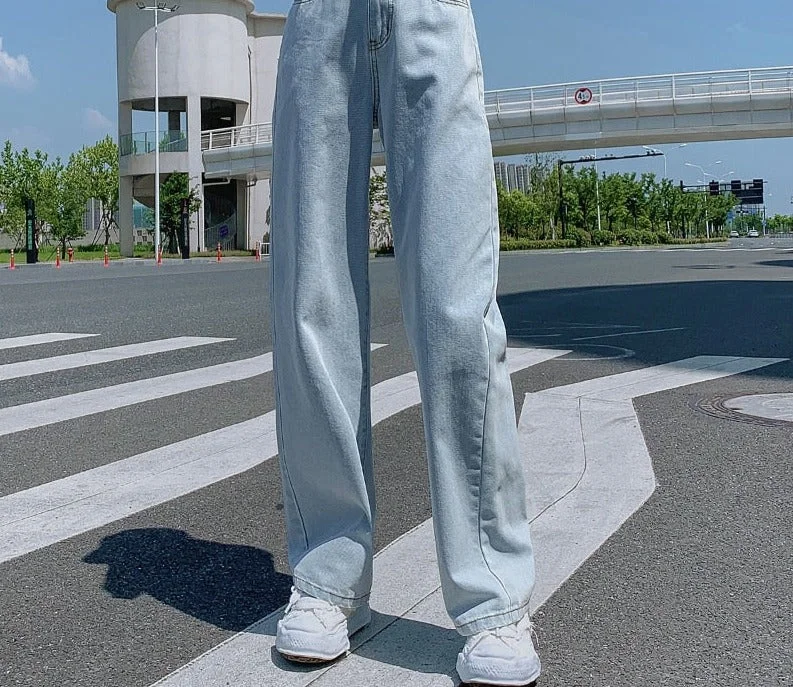 Don’t Miss Out Awakecrm Joskaa Vintage Streetwear High Waisted Jeans Women Button Adjust Denim Pants Straight Wide Leg Trousers Fall New XS-XXL Don’t Miss Out Awakecrm Joskaa Vintage Streetwear High Waisted Jeans Women Button Adjust Denim Pants Straight Wide Leg Trousers Fall New XS-XXL