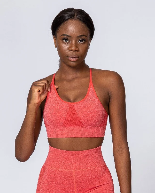 New Markdowns All Day Strap Seamless Bra - Poppy Marl