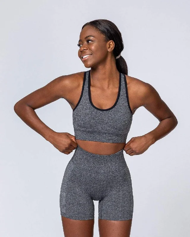 Hurry In Comfort Seamless Bra - Charcoal Marl
