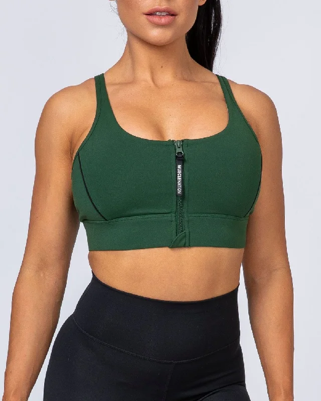 Super Sale Locked & Loaded Bra - Moss