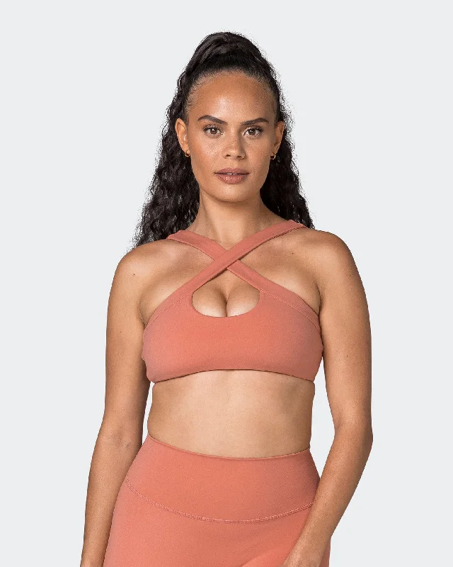 Overstock Luxe Bralette - Powdered Pink