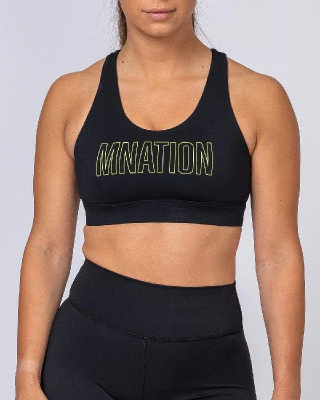 Price Drop Motion Sculpt Bra - Black
