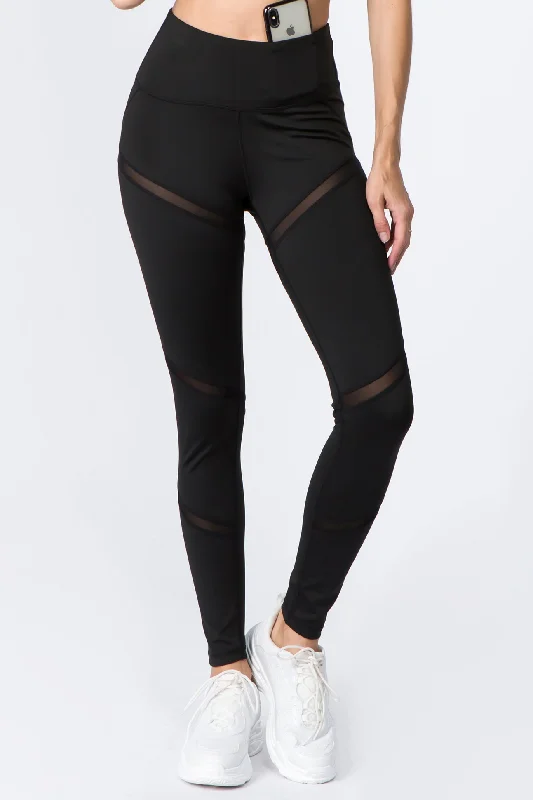 Extra Savings Active Power Mesh Workout Leggings