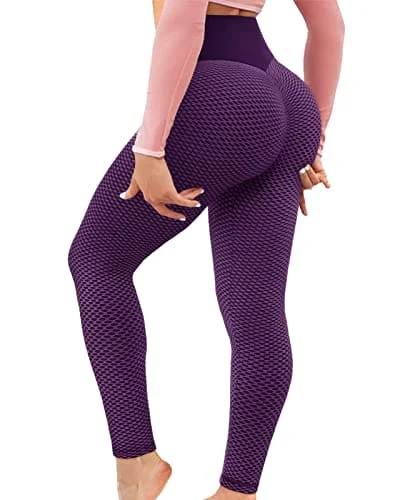 Price Cut AIMILIA Textured Anti Cellulite Leggings for Women High Waisted Yoga Pants Workout Tummy Control Sport Tights Y-tight-purple Price Cut AIMILIA Textured Anti Cellulite Leggings for Women High Waisted Yoga Pants Workout Tummy Control Sport Tights Y-tight-purple