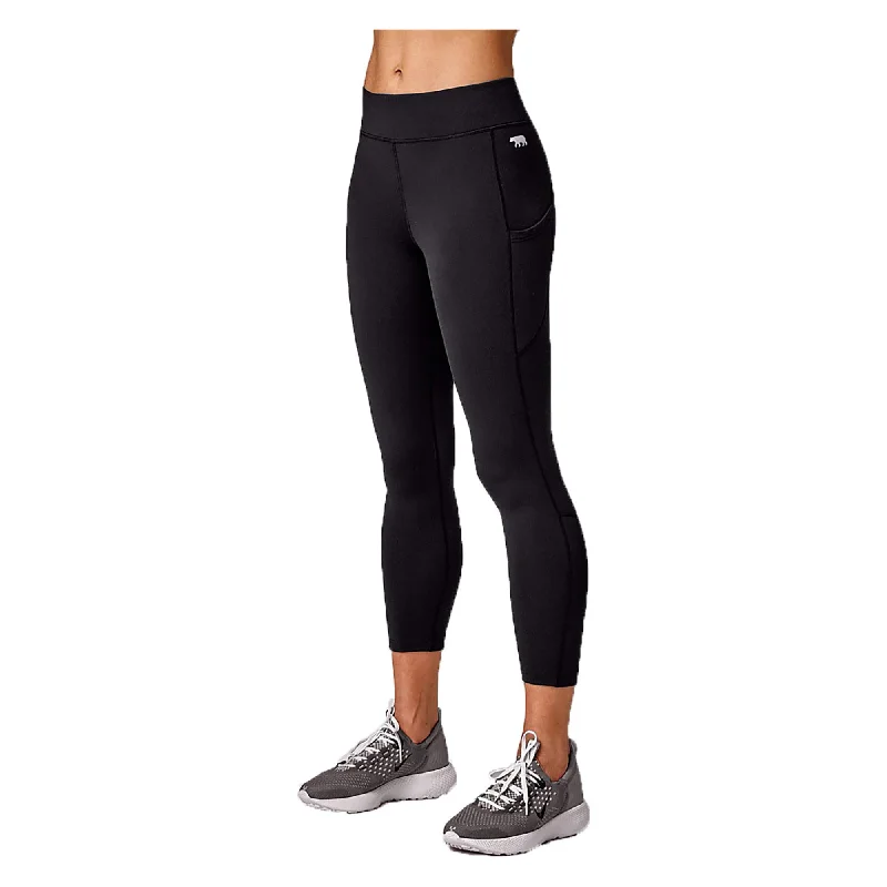 Massive Deals Women's Flex Zone 7/8 Double Knit 24 Inch Leggings