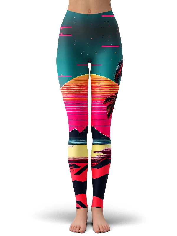 Quick Sale Beach Sunset Leggings