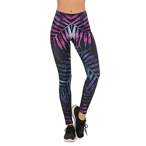 Price Drop Black Leaf Seamless Workout Leggings - Women’s 3D Printed Purple Yoga Leggings, Tummy Control Running Pants (Purple, Medium) Price Drop Black Leaf Seamless Workout Leggings - Women’s 3D Printed Purple Yoga Leggings, Tummy Control Running Pants (Purple, Medium)