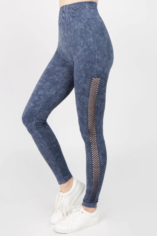 Deep Discounts Sneak A Peak Laser Cut Side Leggings