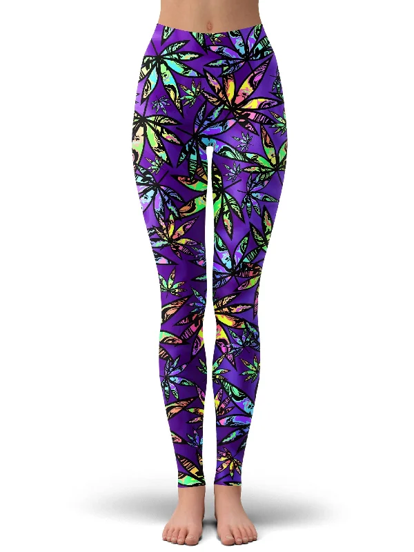 Steals and Deals Cannabis Cascade Leggings
