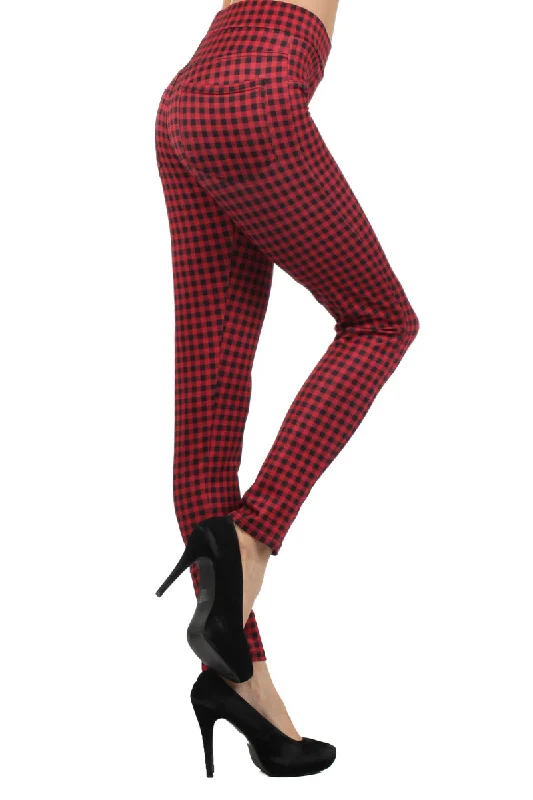 Early Access Chic Checkered Plaid Leggings