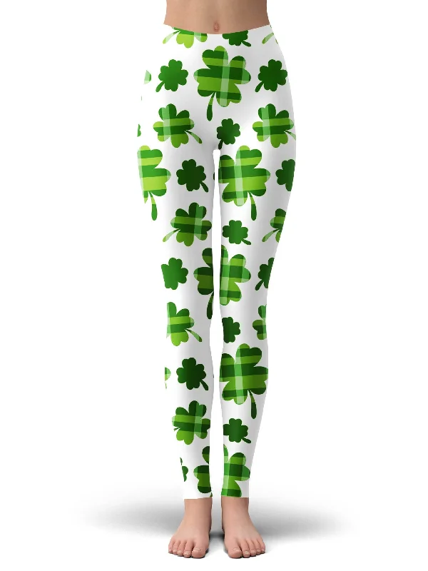 One-DAY Sale Clover Patch Leggings