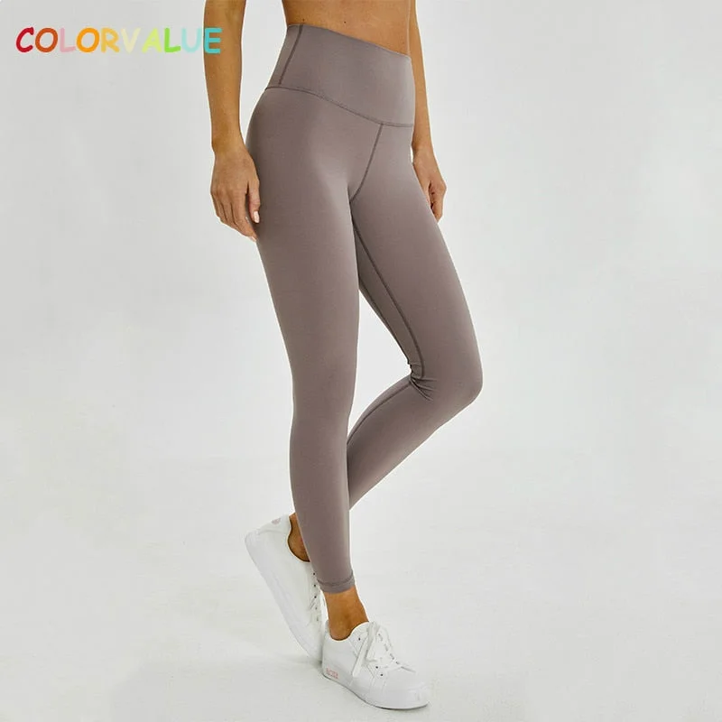 Low Prices Colorvalue Classical 2.0Versions Soft Naked-Feel Athletic Fitness Leggings Women Stretchy High Waist Gym Sport Tights Yoga Pants Low Prices Colorvalue Classical 2.0Versions Soft Naked-Feel Athletic Fitness Leggings Women Stretchy High Waist Gym Sport Tights Yoga Pants