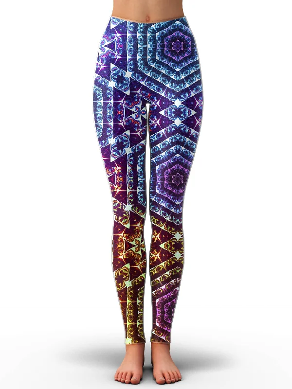 Early Bird Discount Cracked Mind Sunset Leggings