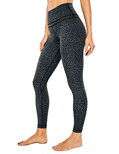 Reduced Prices CRZ YOGA Women's Naked Feeling Workout Leggings 25 Inches - 7/8 High Waist Yoga Tight Pants Leopard Printed