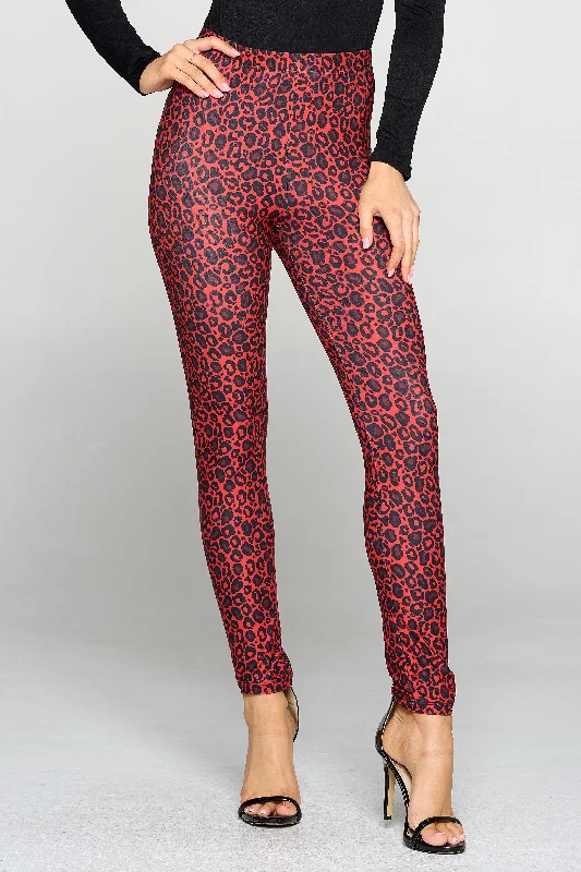 Markdowns Dark Leopard Print Leggings
