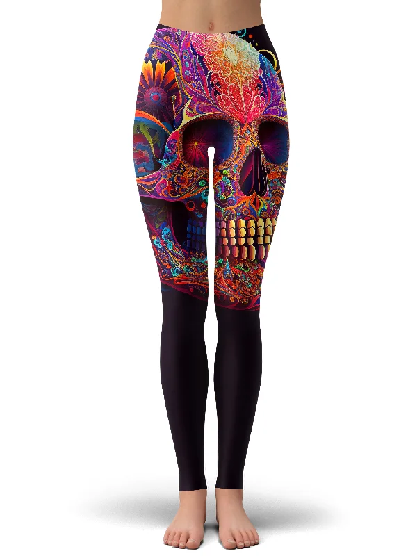 Now or Never DOTD Skull Leggings