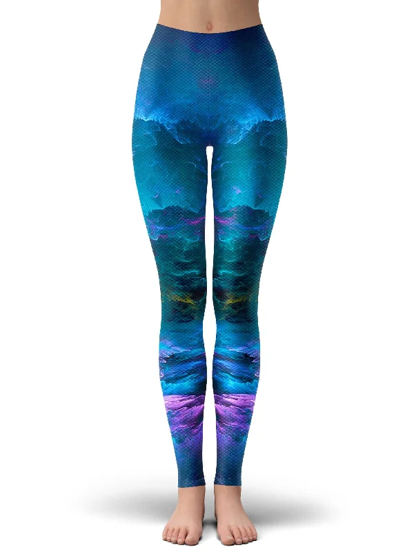 Inventory Reduction Dream Waves Foil Leggings