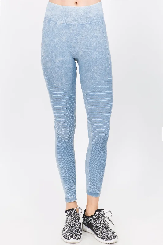 Special Savings Fallin' Vintage Washed Moto Leggings