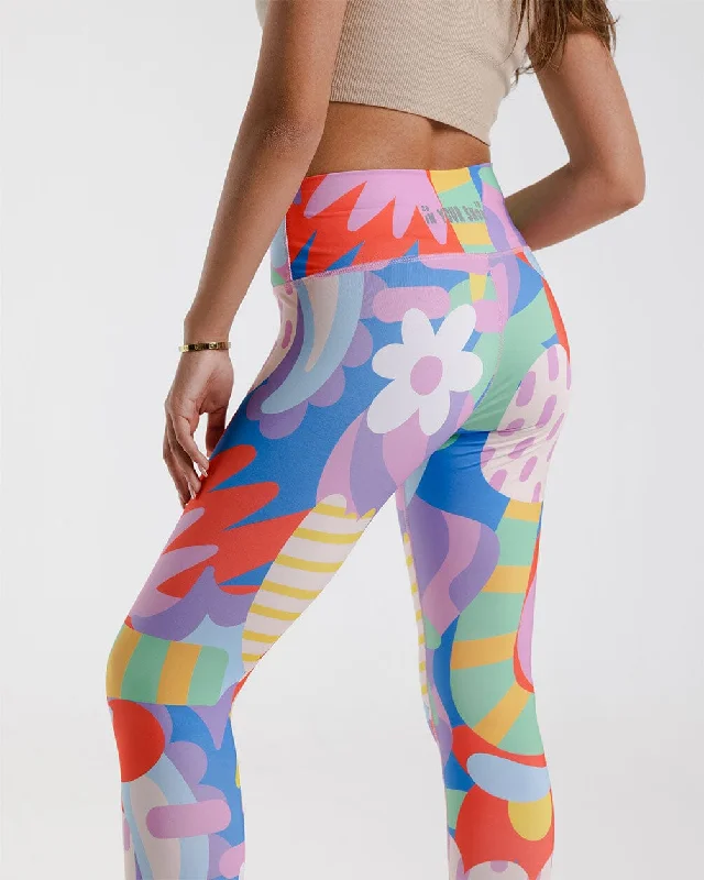 Act Now Flowery Leggings