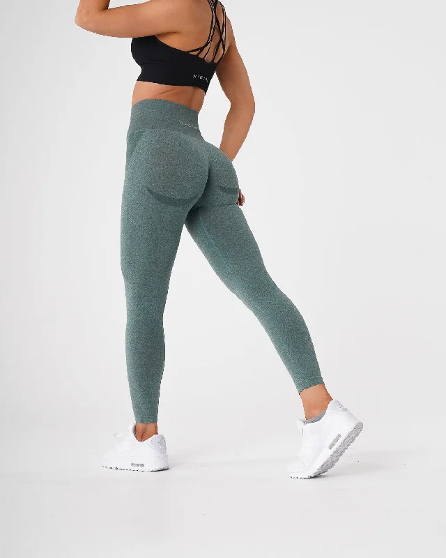 Price Cut Forest Green Contour Seamless Leggings