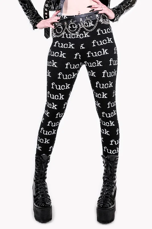Get It Before It’s Gone Fuck Print Leggings