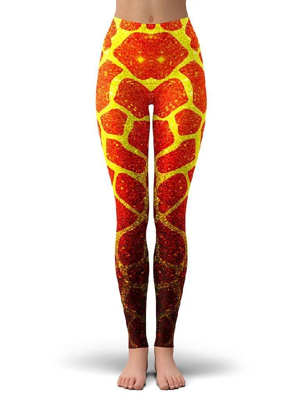 Closeout Golden Giraffe Leggings