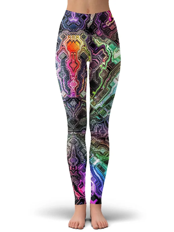 Online Only Holographic Storm Leggings