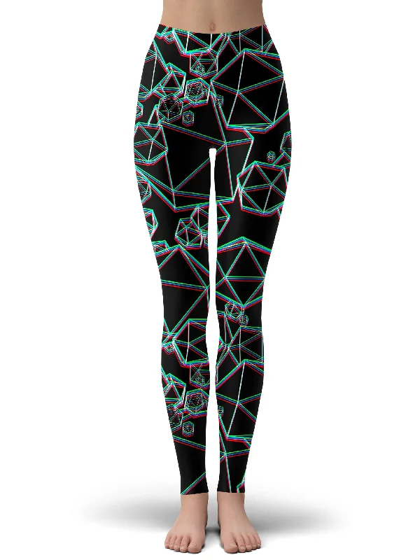 Overstock Icosahedron Madness Glitch Leggings