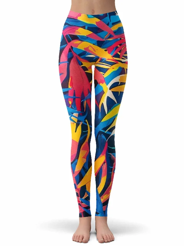 Hurry In Jungle Folio Leggings