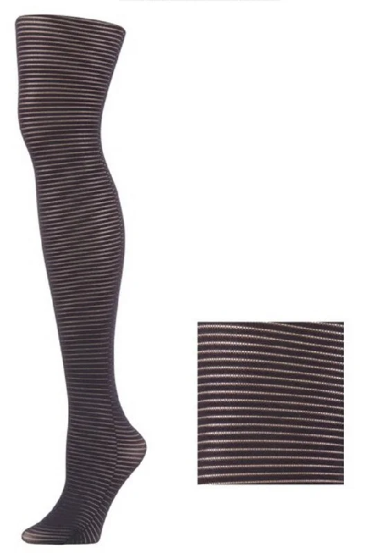 Early Bird Discount Lady's Black Rings Design Fashion Tights