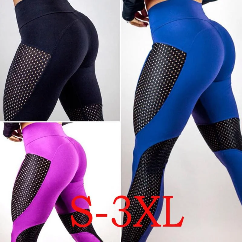 Today's Special Mesh Yoga Leggings Sport Fitness Running Tights Women Gym Athletic Leggings Elastic Yoga Pants Large Size Sport Jogging Femme Today's Special Mesh Yoga Leggings Sport Fitness Running Tights Women Gym Athletic Leggings Elastic Yoga Pants Large Size Sport Jogging Femme