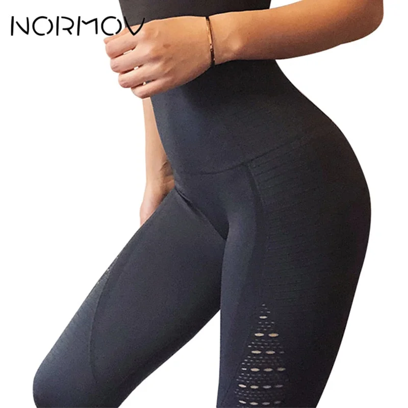 Blowout Deals NORMOV Seamless High Waist Yoga Leggings Tights Women Workout Mesh Breathable Fitness Clothing Training Pants Female 5 Color Blowout Deals NORMOV Seamless High Waist Yoga Leggings Tights Women Workout Mesh Breathable Fitness Clothing Training Pants Female 5 Color