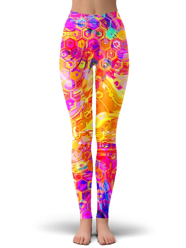 Quick Sale Ornate Drip Leggings