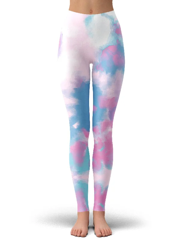 Shop and Save Purple Dye Leggings