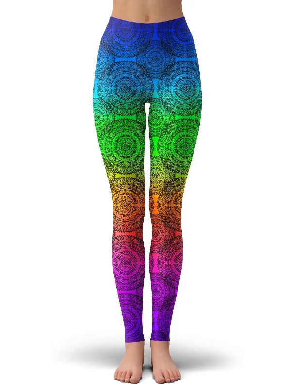 Reduced Prices Rainbow Mandala Leggings