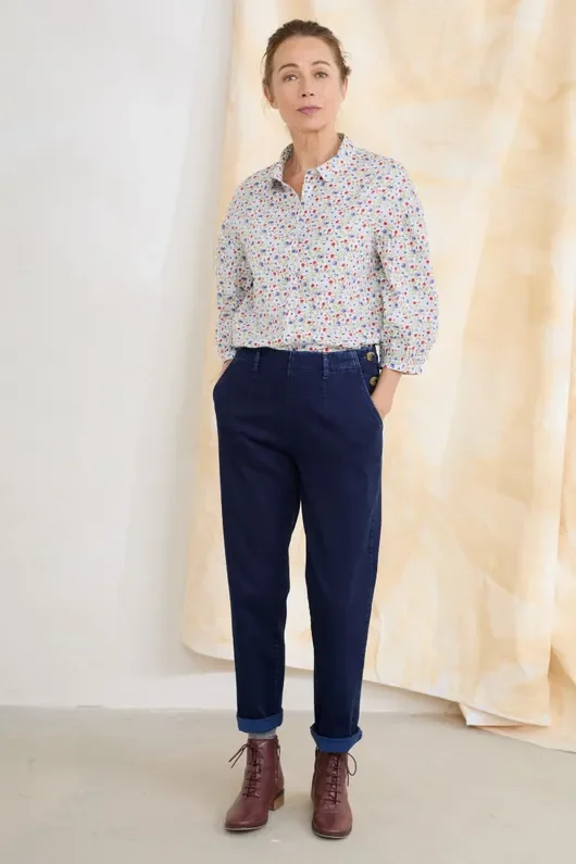 Steals and Deals Seasalt Waterdance Trousers in Dark Indigo Wash