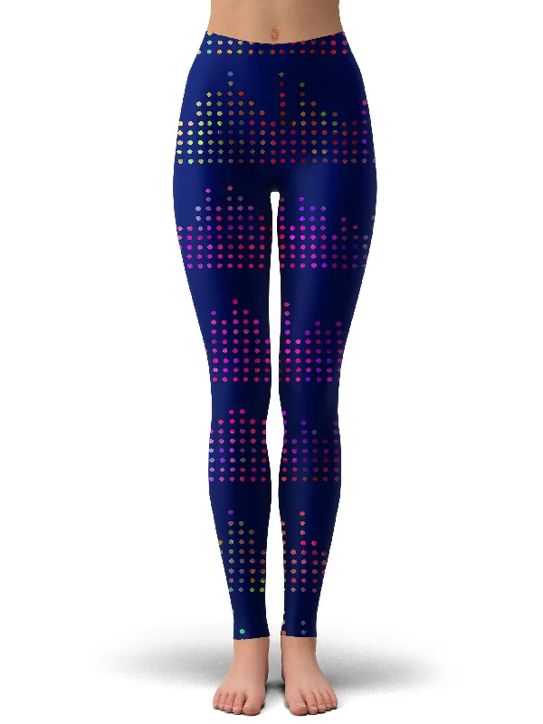 Deal Dash Techno Equalizer Bars Leggings
