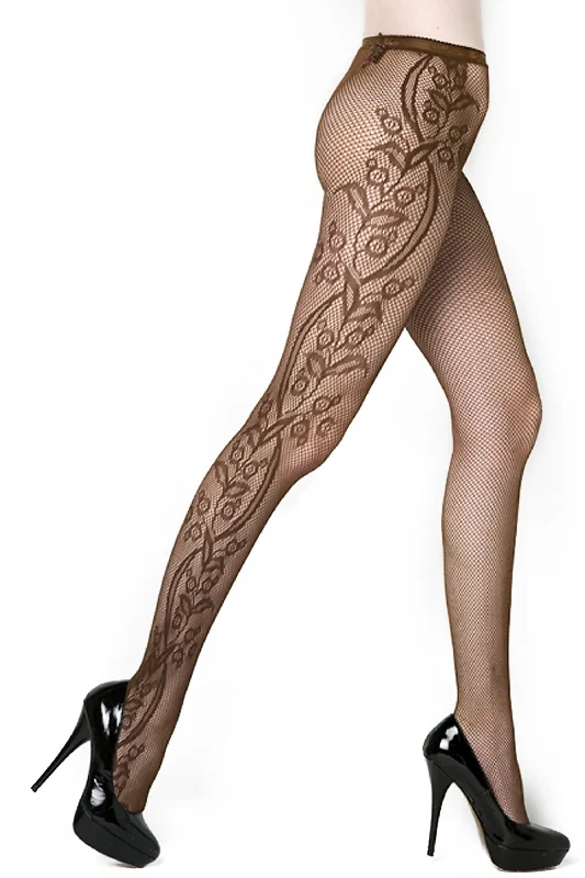 Crazy Deals Side Floral Fishnet