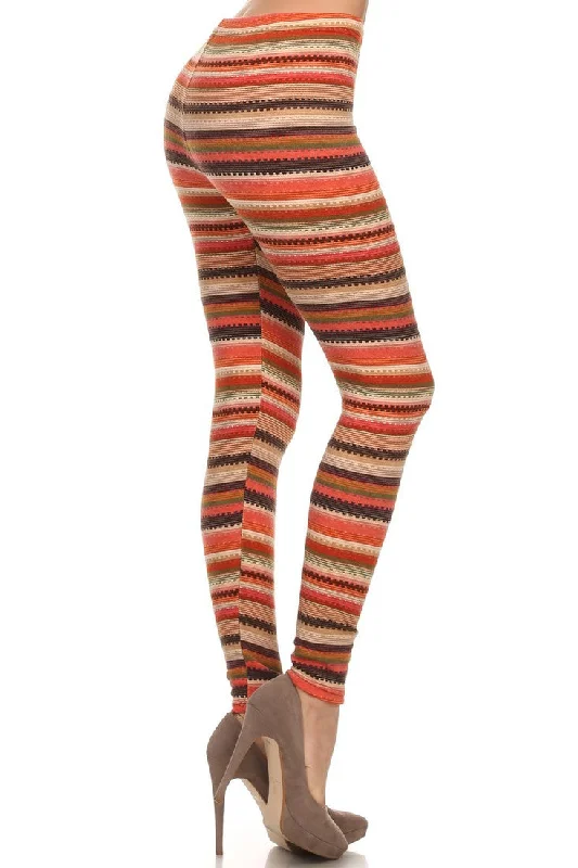 Mega Deal The Striped Velour Legging